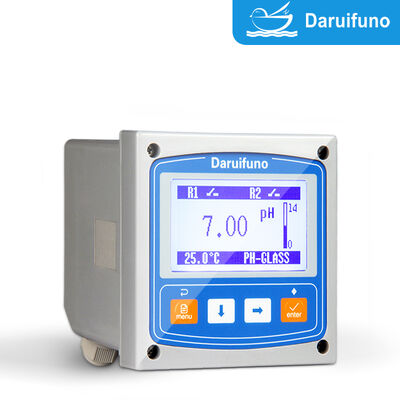 Ρυθμιστής ORP pH με δύο ρελέ SPST 3A 250V AC υψηλό χαμηλό συναγερμό ελέγχου δοσολογίας IP66 Πίνακα Mount pH ORP Analyzer